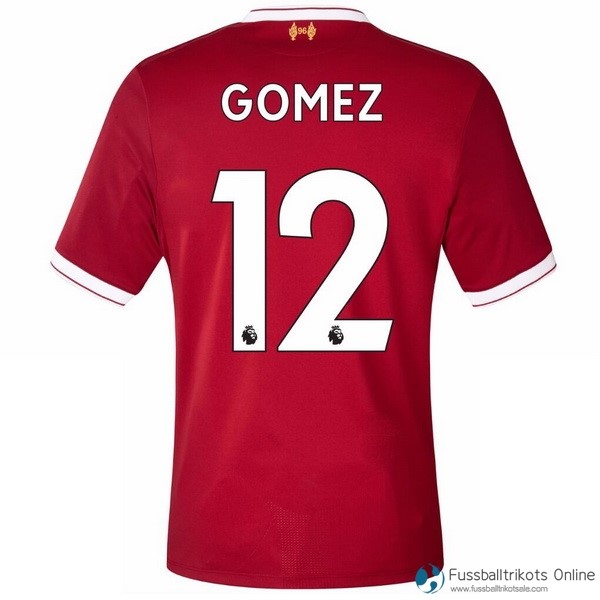 Liverpool Trikot Heim Gomez 2017-18 Fussballtrikots Günstig